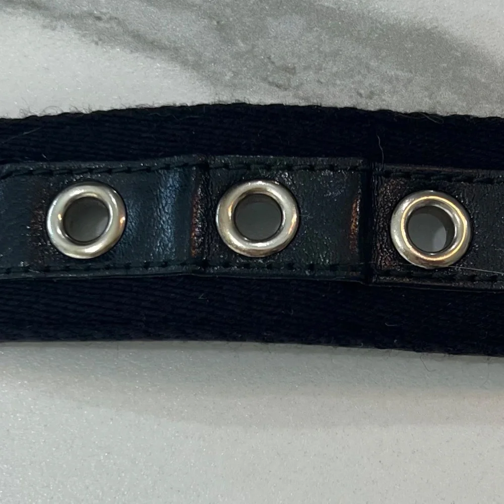 Gucci Reversible Black/Beige Leather Belt Square G Buckle Women's Made in Italy